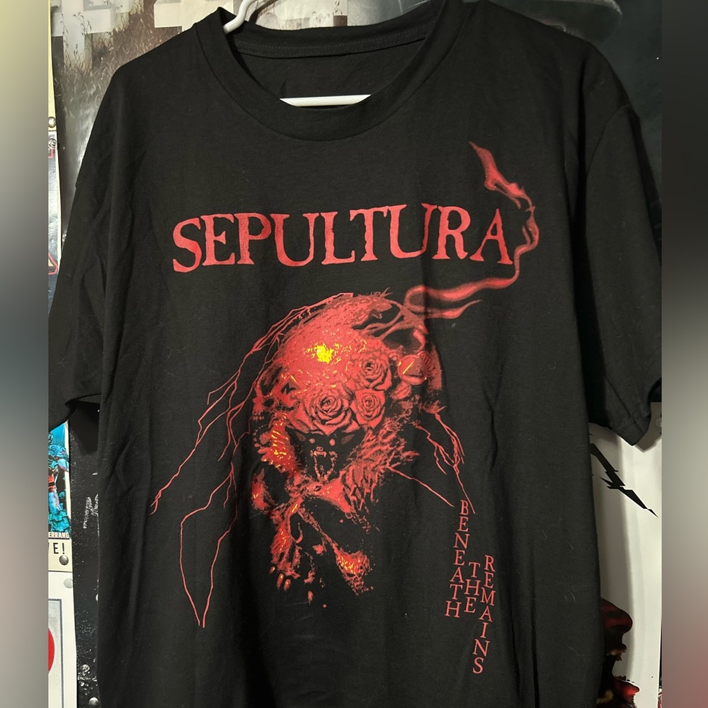 Sepultura Beneath The Remains Graphic Band T-Shirt